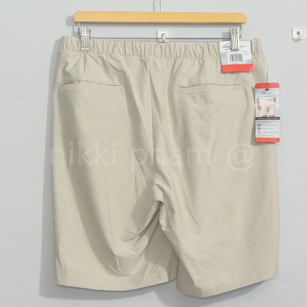 NWT Greg Norman Men’s Pull-On Short in TAN - Picture 4 of 5